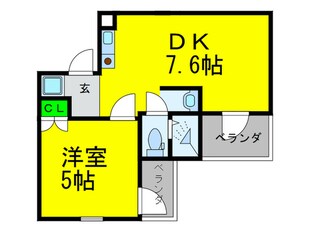 ミングル　ＲＯＳＡの物件間取画像